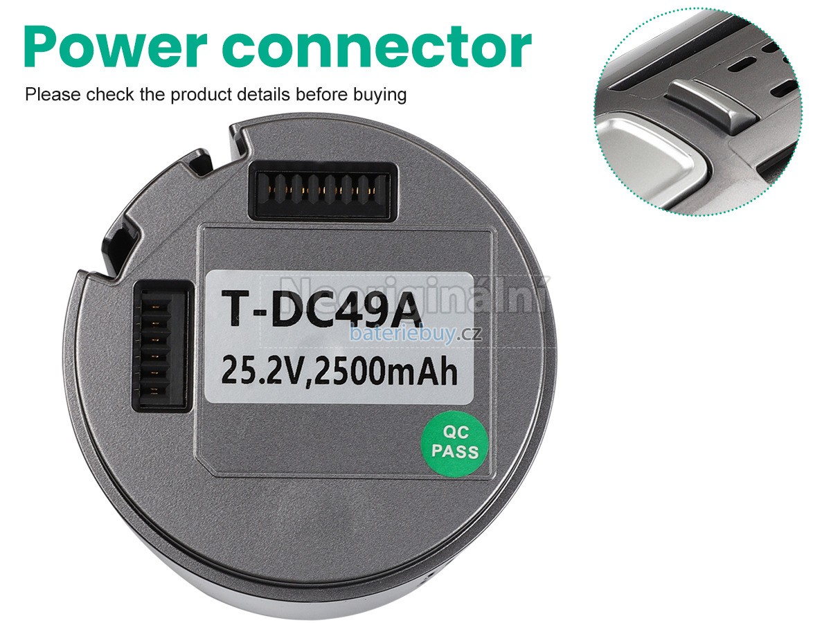 Nahrazení JIMMY JV85 baterie