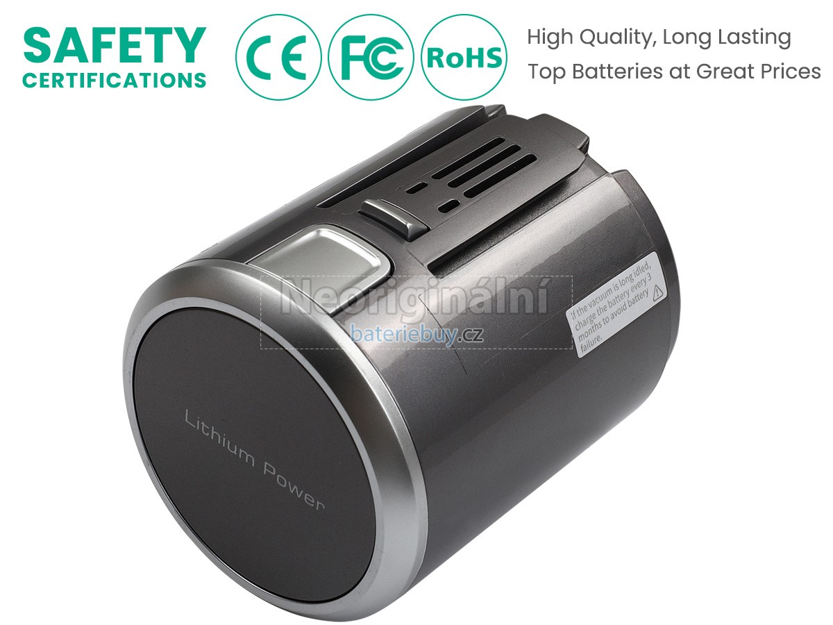 Nahrazení JIMMY JV85 baterie