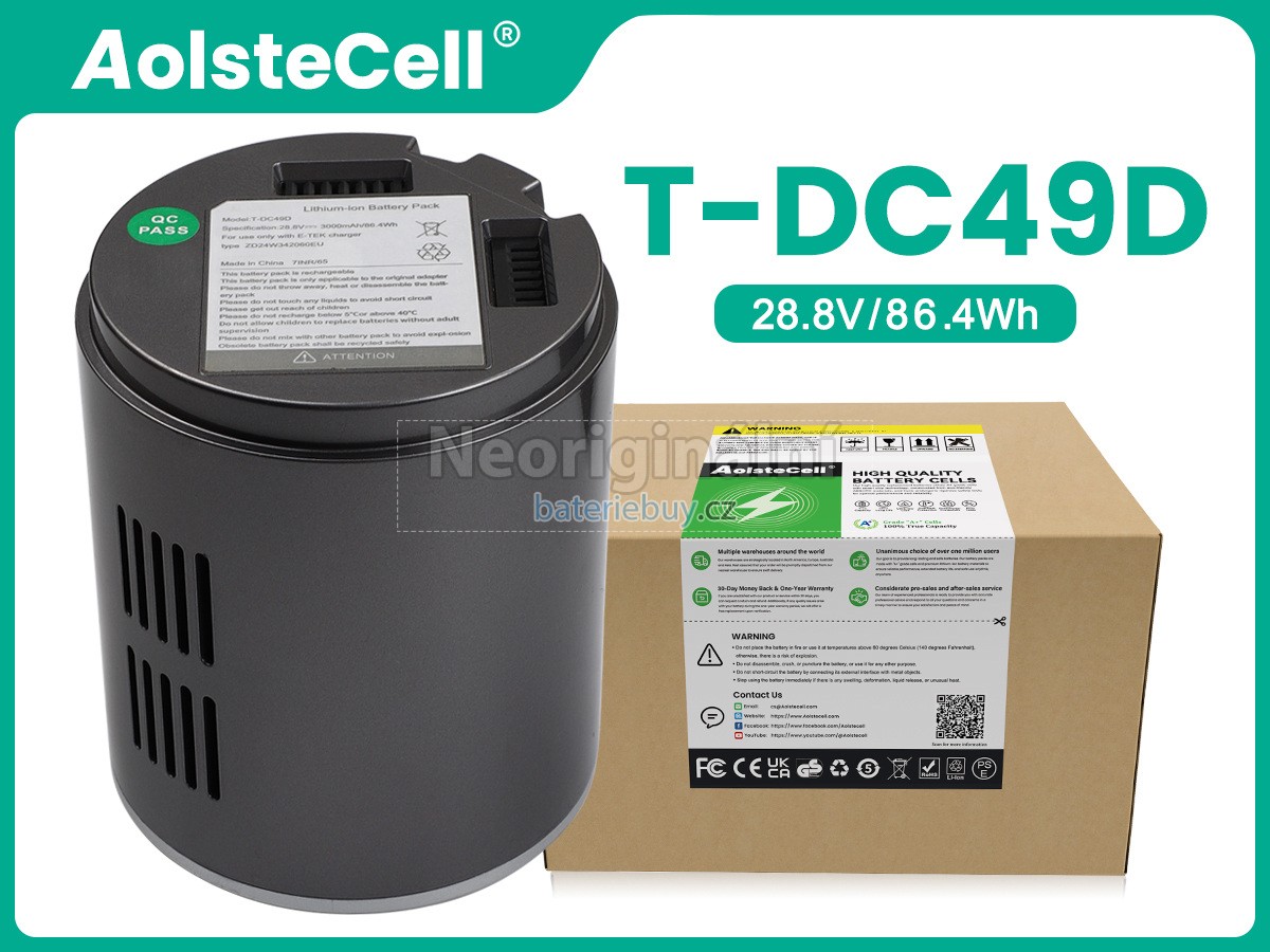 Nahrazení JIMMY H8 baterie