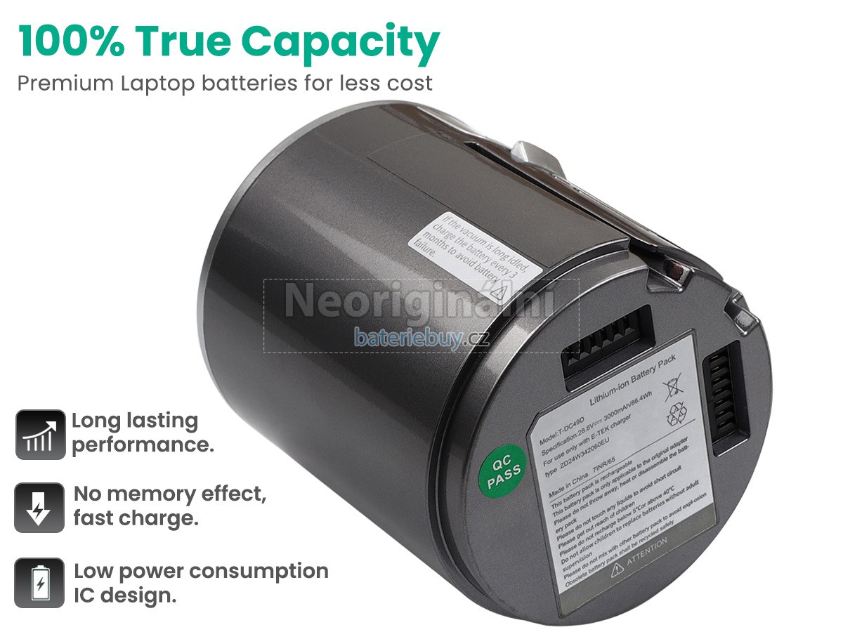 Nahrazení JIMMY H8 baterie