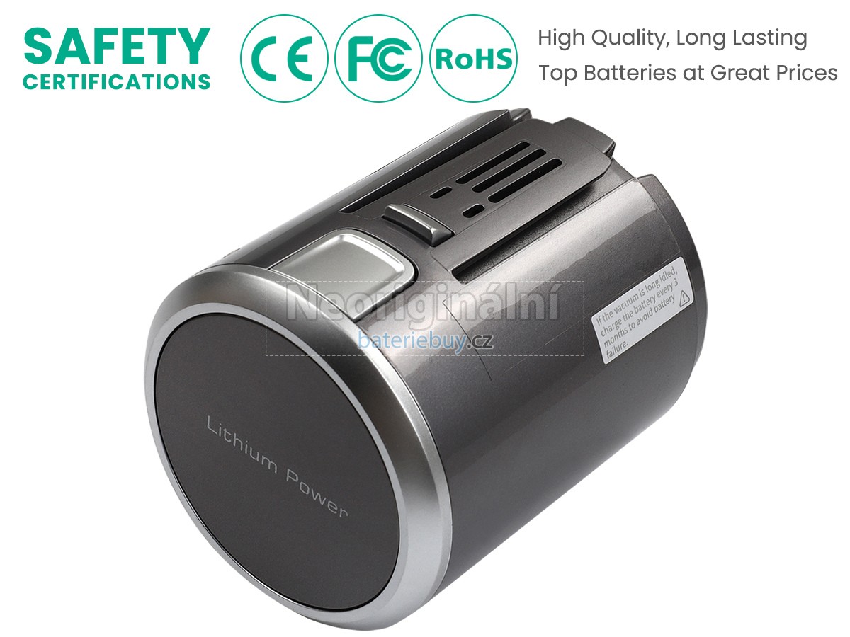 Nahrazení JIMMY H8 baterie