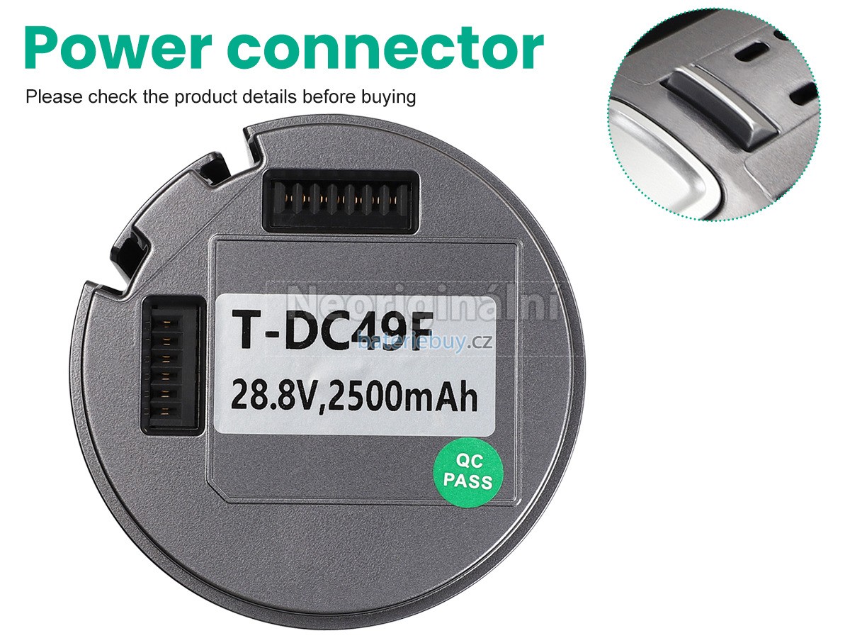 Nahrazení JIMMY JV85 PRO baterie