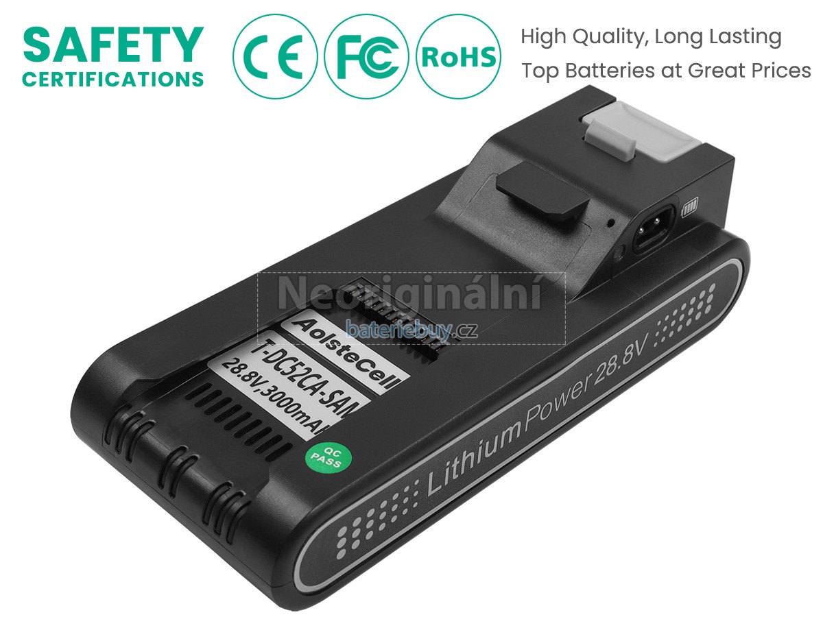 Nahrazení JIMMY H10 FLEX baterie