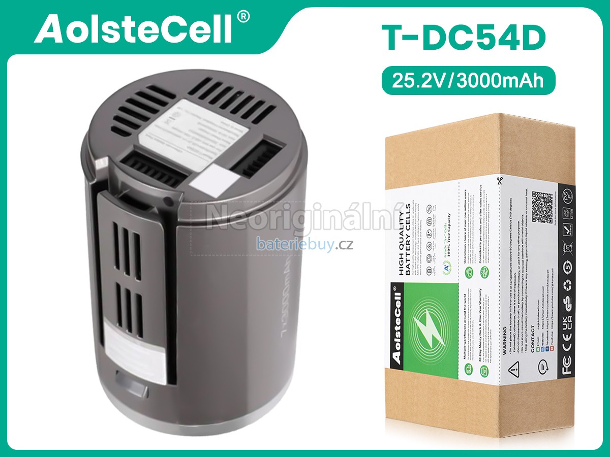 Nahrazení JIMMY H8 PRO baterie