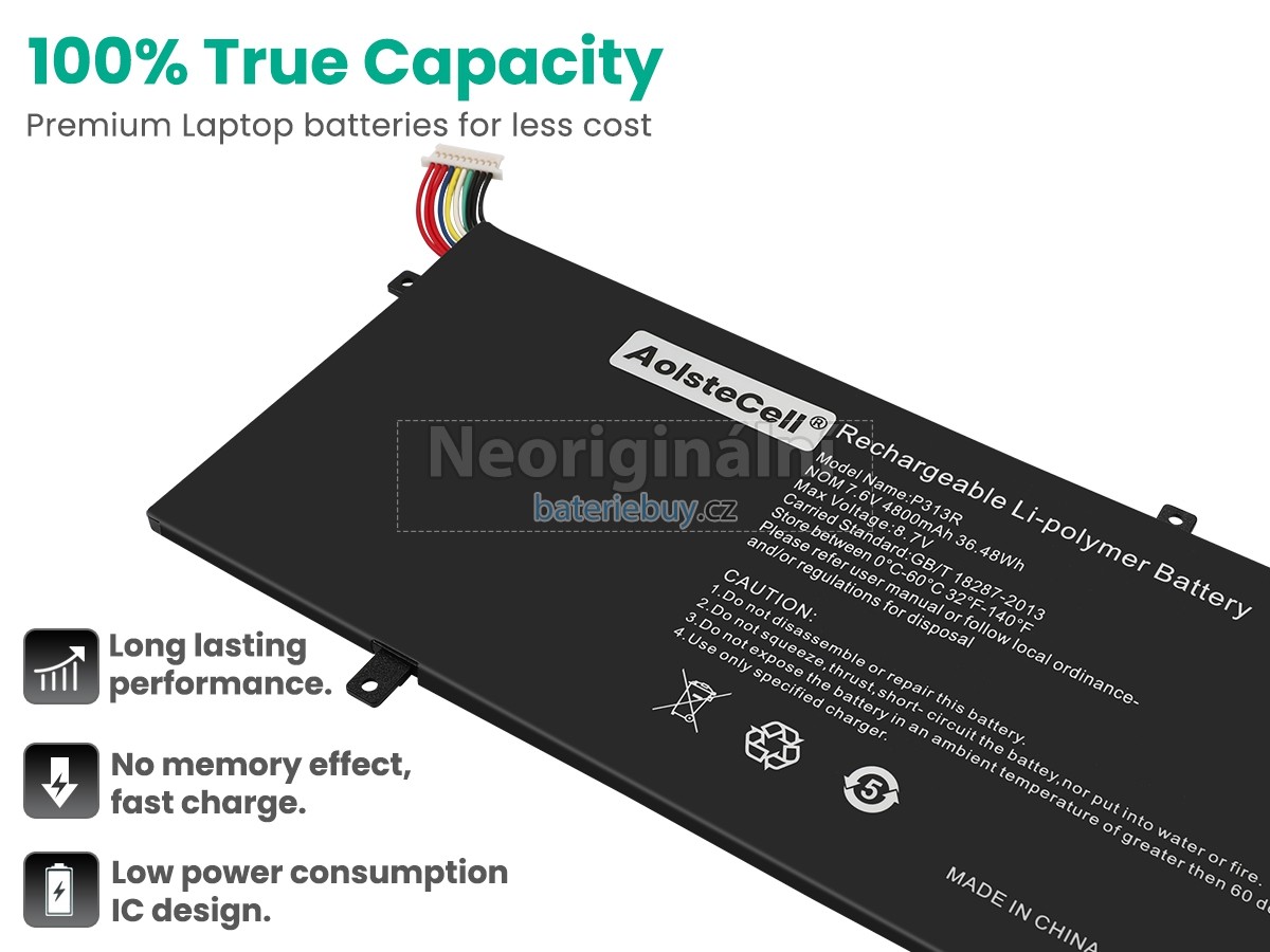 Nahrazení Jumper 3587265P baterie