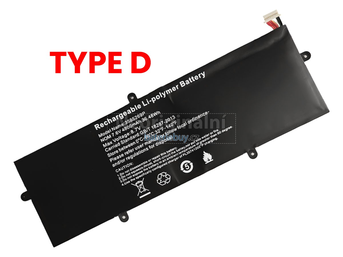 Nahrazení Jumper 3587265P baterie