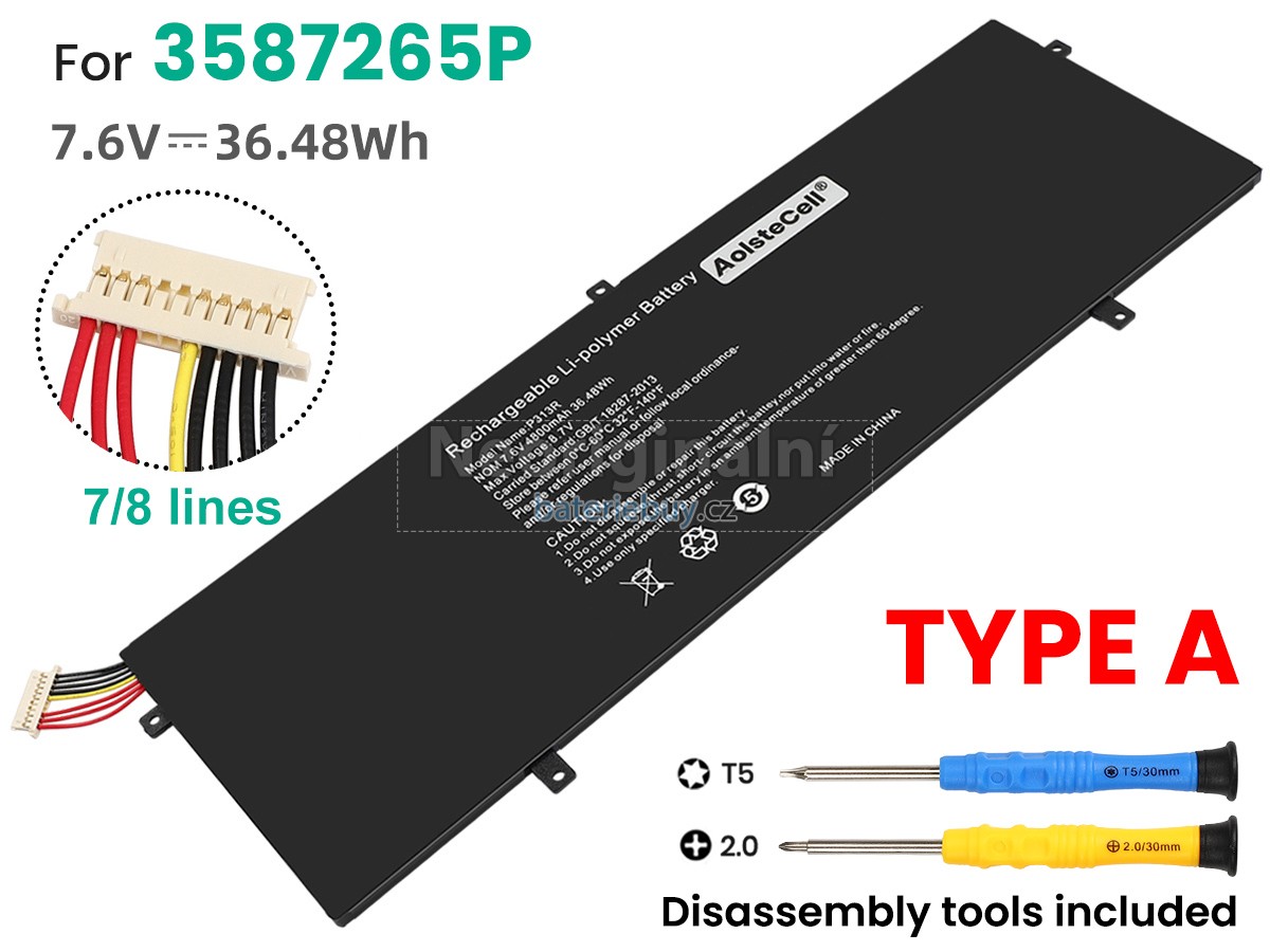 Nahrazení Jumper 3587265P baterie