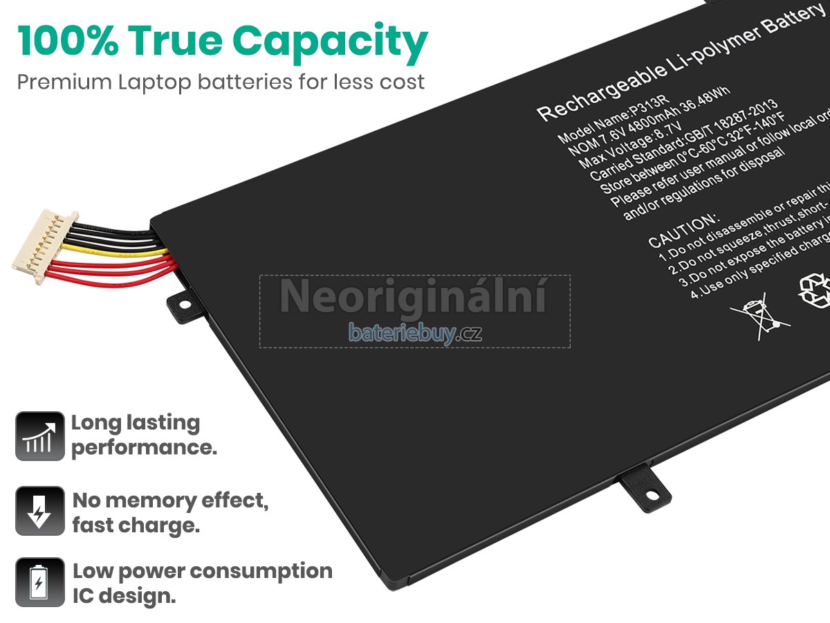 Nahrazení Jumper 3587265P baterie