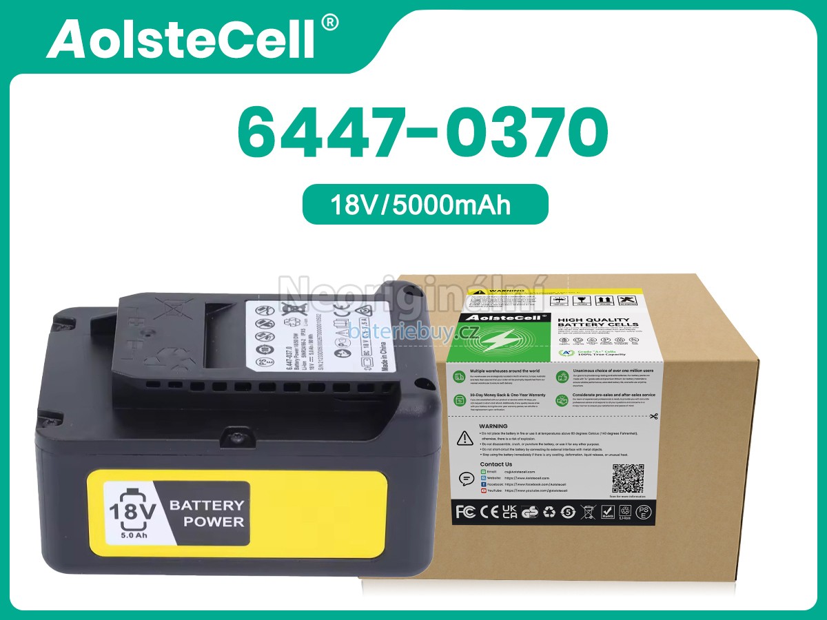 Nahrazení Karcher 1.198-305.0 baterie