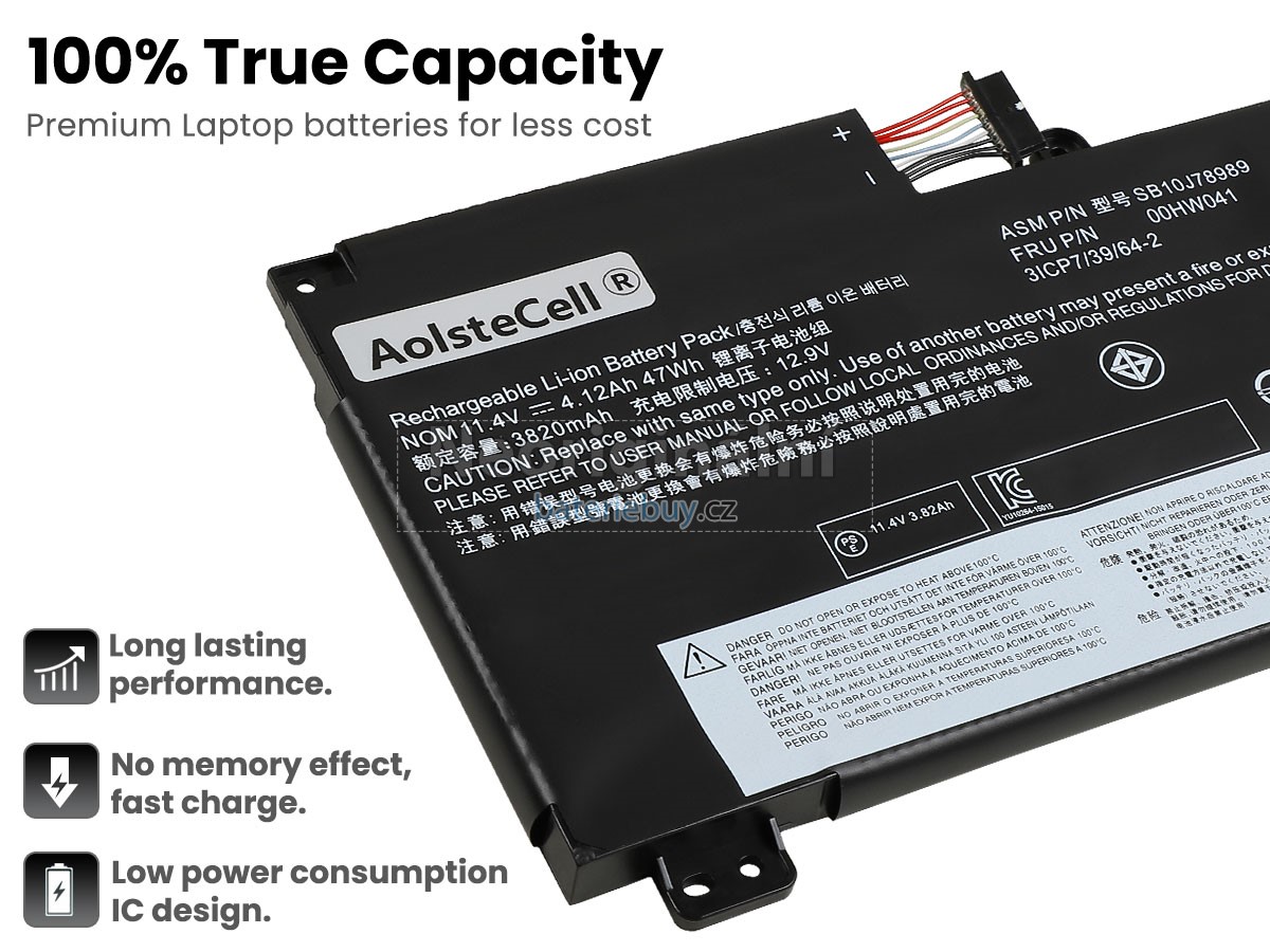 Nahrazení Lenovo ThinkPad S5-20G5 baterie