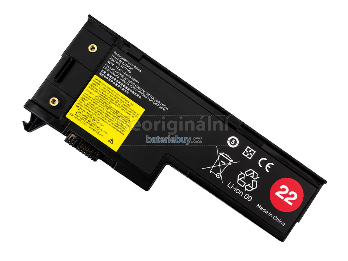 Nahrazení Lenovo 92P1168 baterie