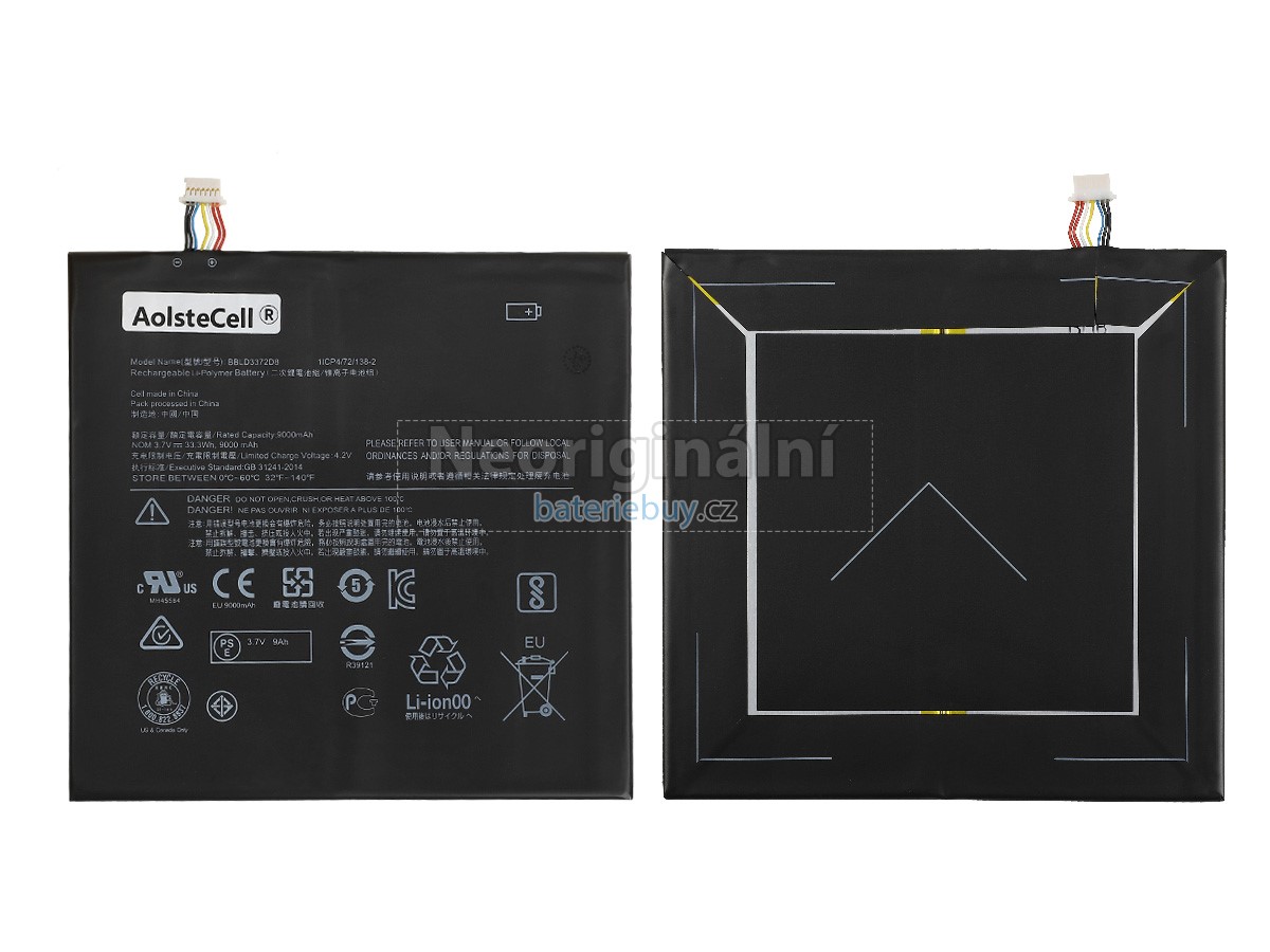 Nahrazení Lenovo IdeaPad MIIX 320-10ICR-80XF002UMB baterie