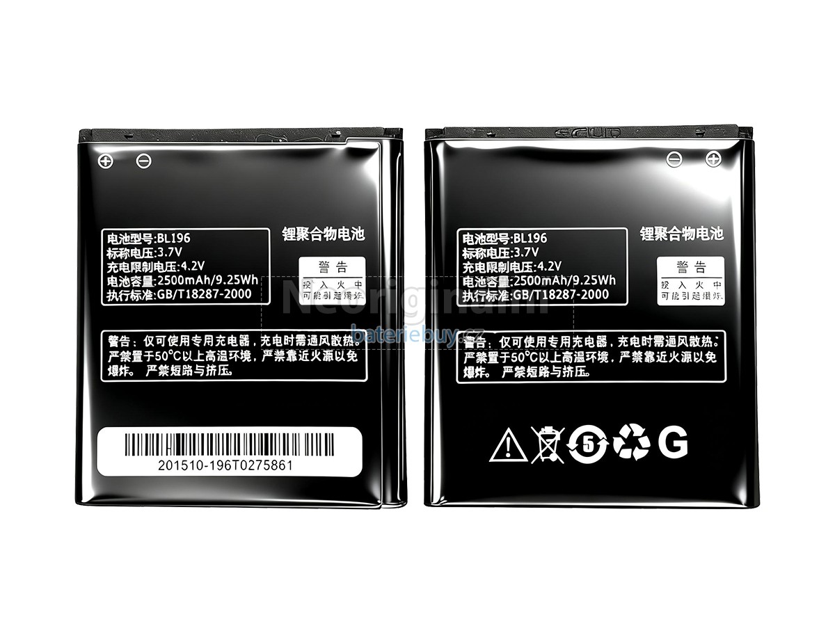 Nahrazení Lenovo BL196 baterie