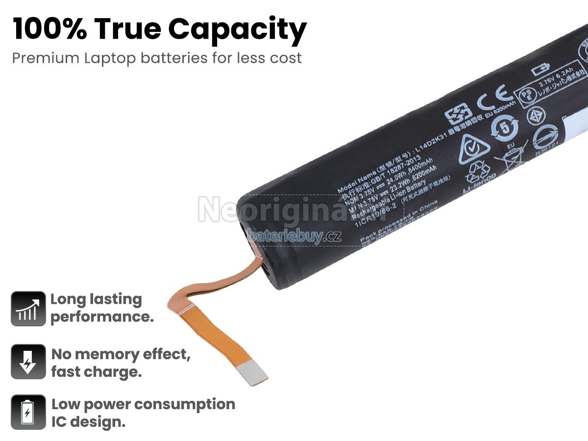 Nahrazení Lenovo YOGA Tablet 2-851 baterie