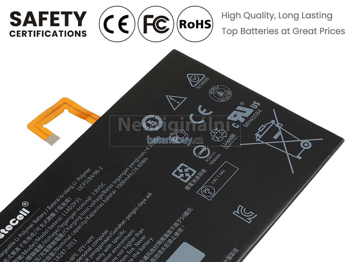 Nahrazení Lenovo TAB 2 A10-70 baterie