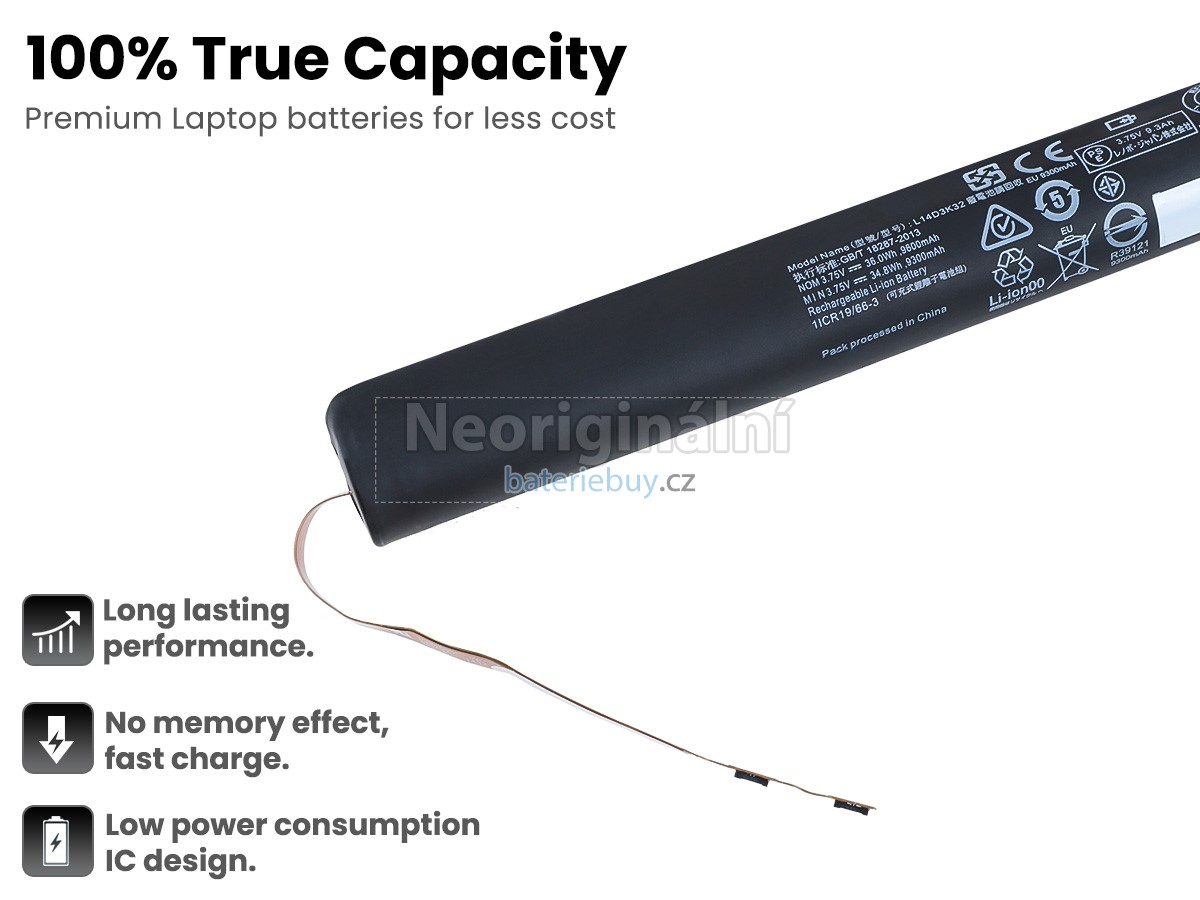 Nahrazení Lenovo YOGA Tablet 2 PRO-59428121 baterie