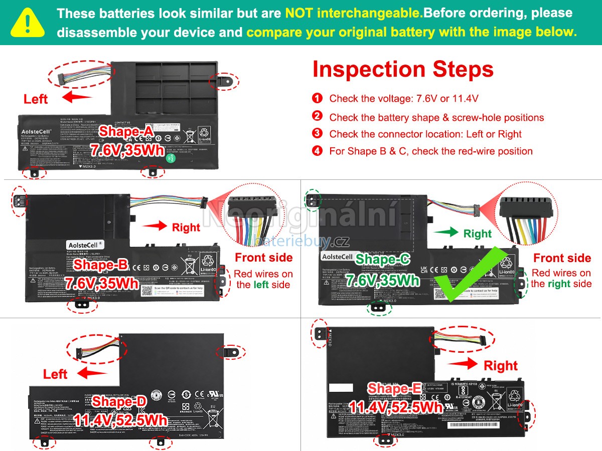 Nahrazení Lenovo YOGA 510-14ISK baterie