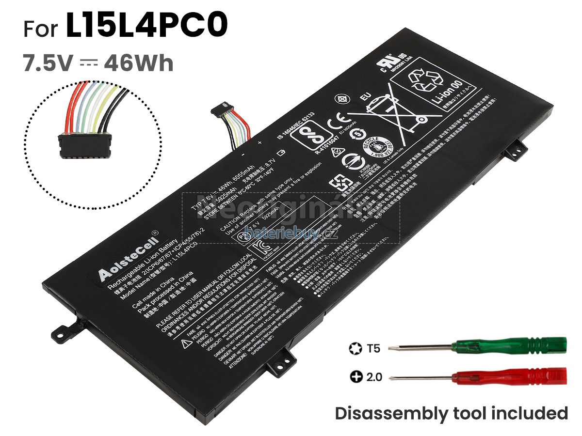 Nahrazení Lenovo L15L4PC0 baterie