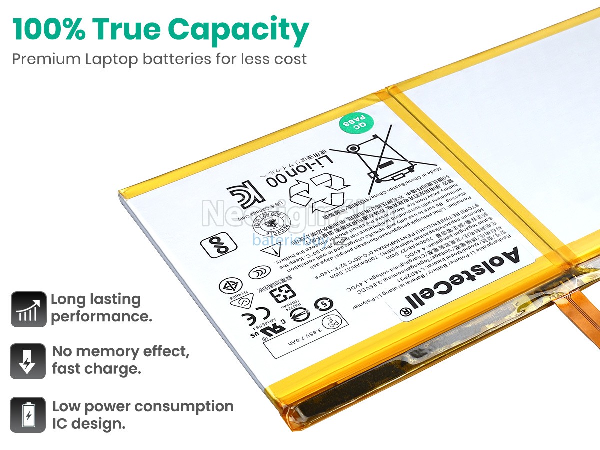 Nahrazení Lenovo L16D2P31 baterie
