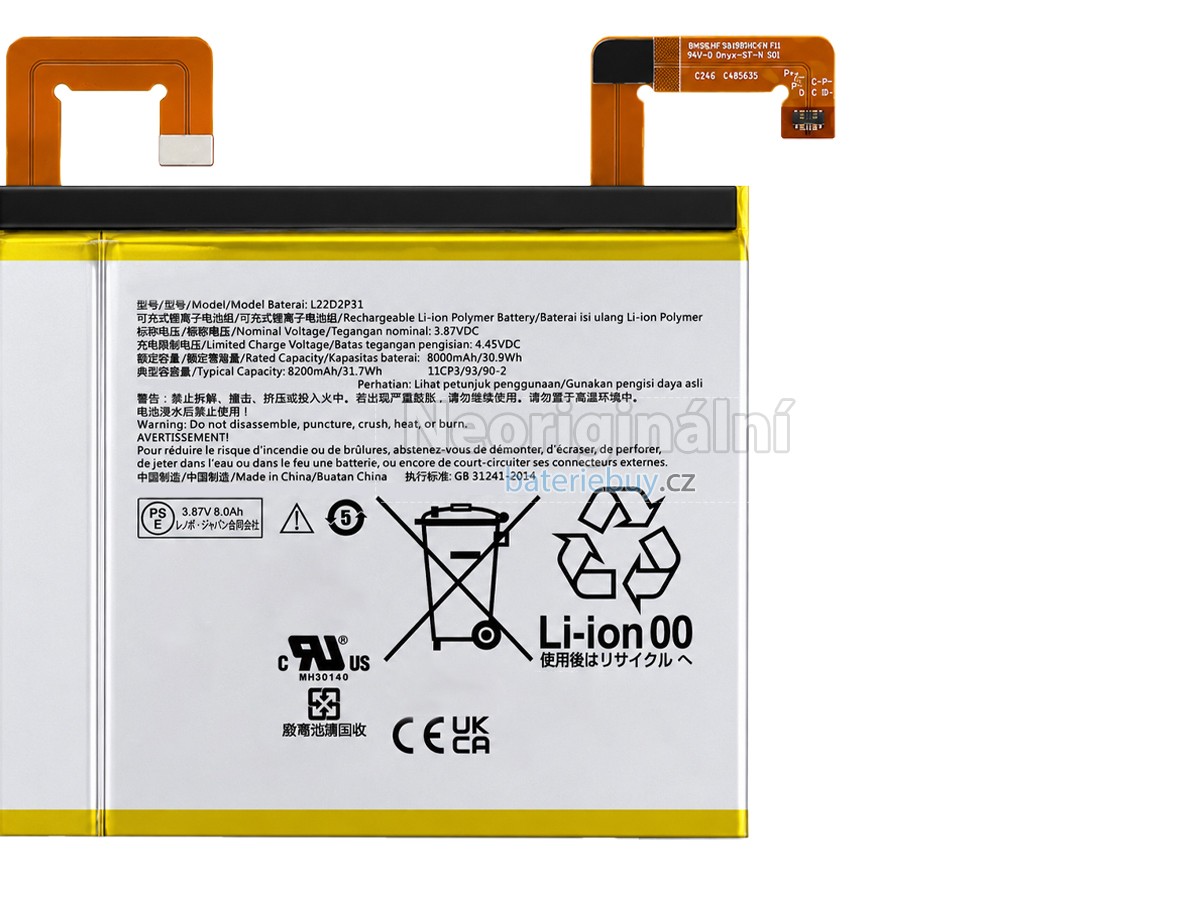 Nahrazení Lenovo SB18D44180 baterie