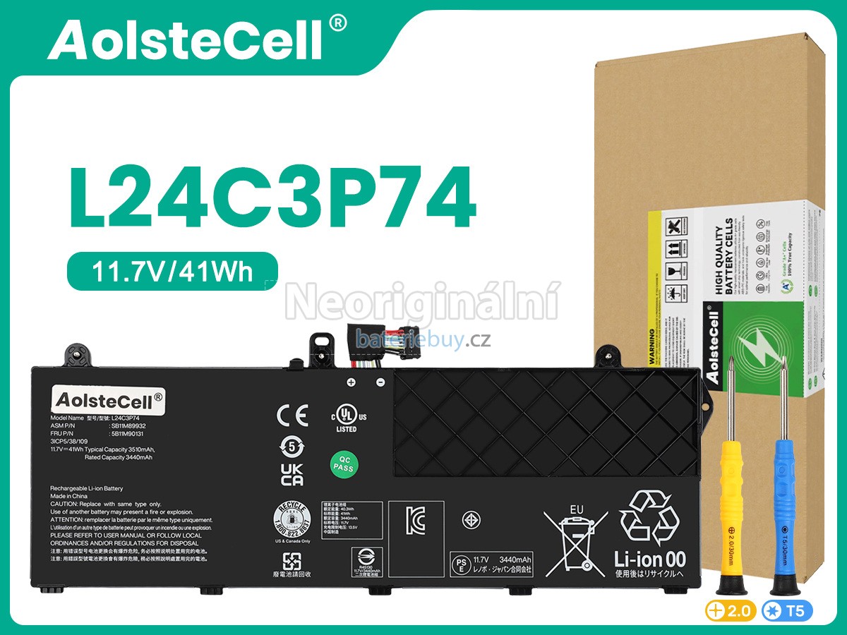 Nahrazení Lenovo 5B11M90131 baterie