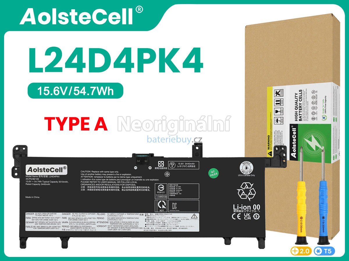 Nahrazení Lenovo IdeaPad SLIM 5 15ARP10-83J3002SVN baterie