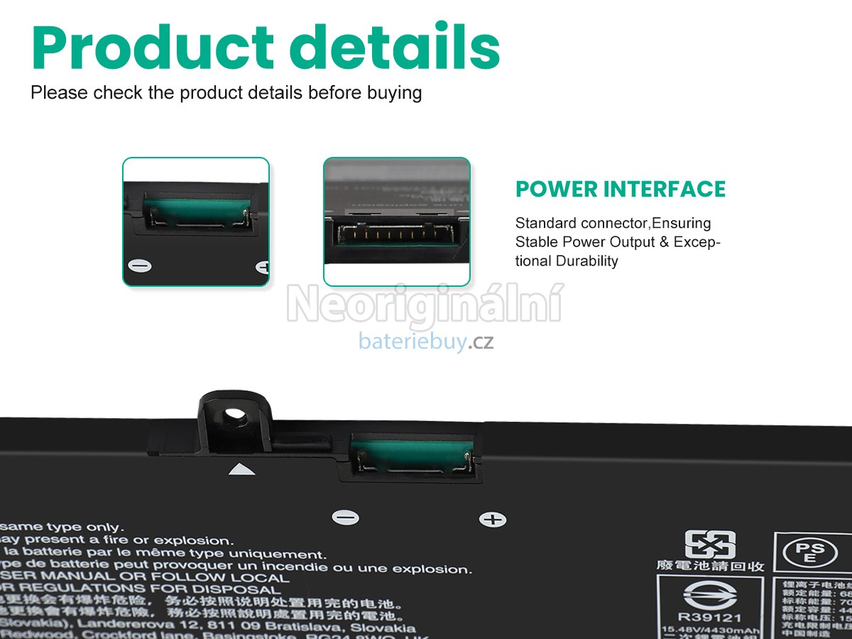 Nahrazení Lenovo IdeaPad SLIM 5 15ARP10-83J3002SVN baterie