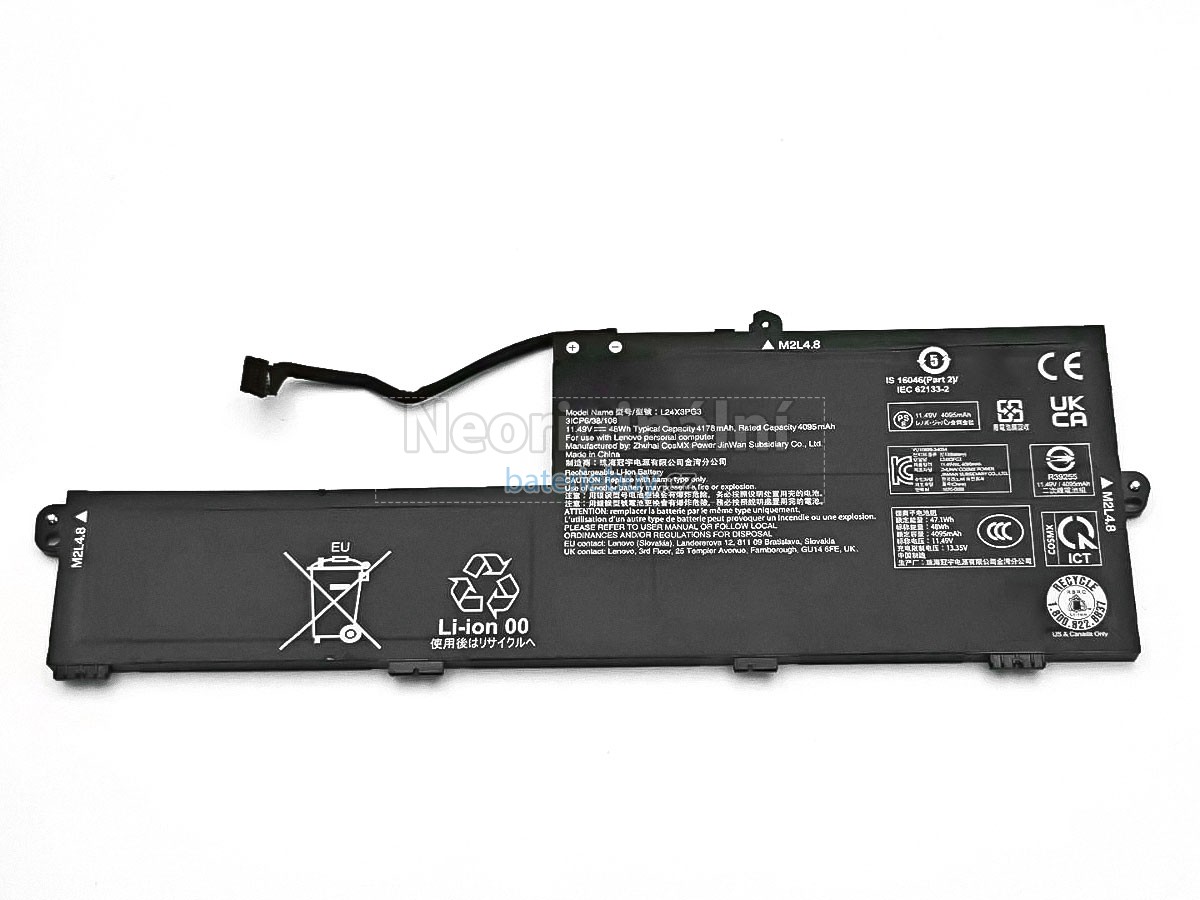 Nahrazení Lenovo L24X3PG3 baterie