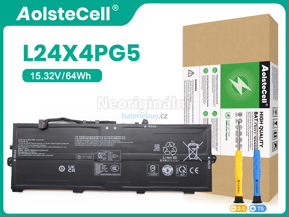 Nahrazení Lenovo L24X4PG5 baterie