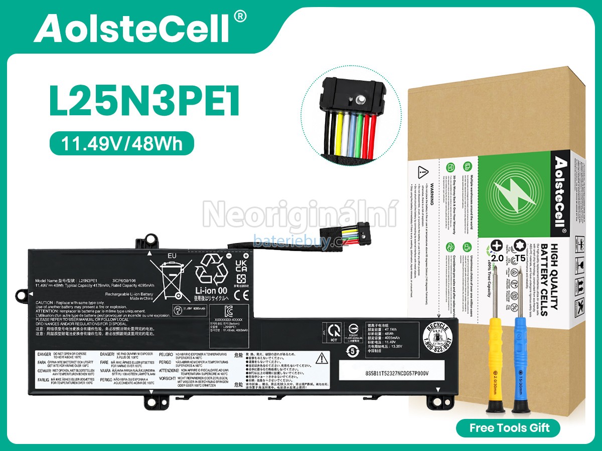 Nahrazení Lenovo THINKBOOK 14 G9 IRL-21UY0015MD baterie