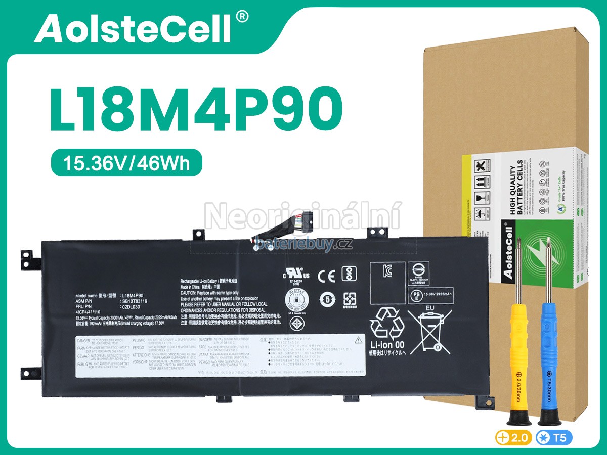 Nahrazení Lenovo ThinkPad L13-20R4000NBR baterie