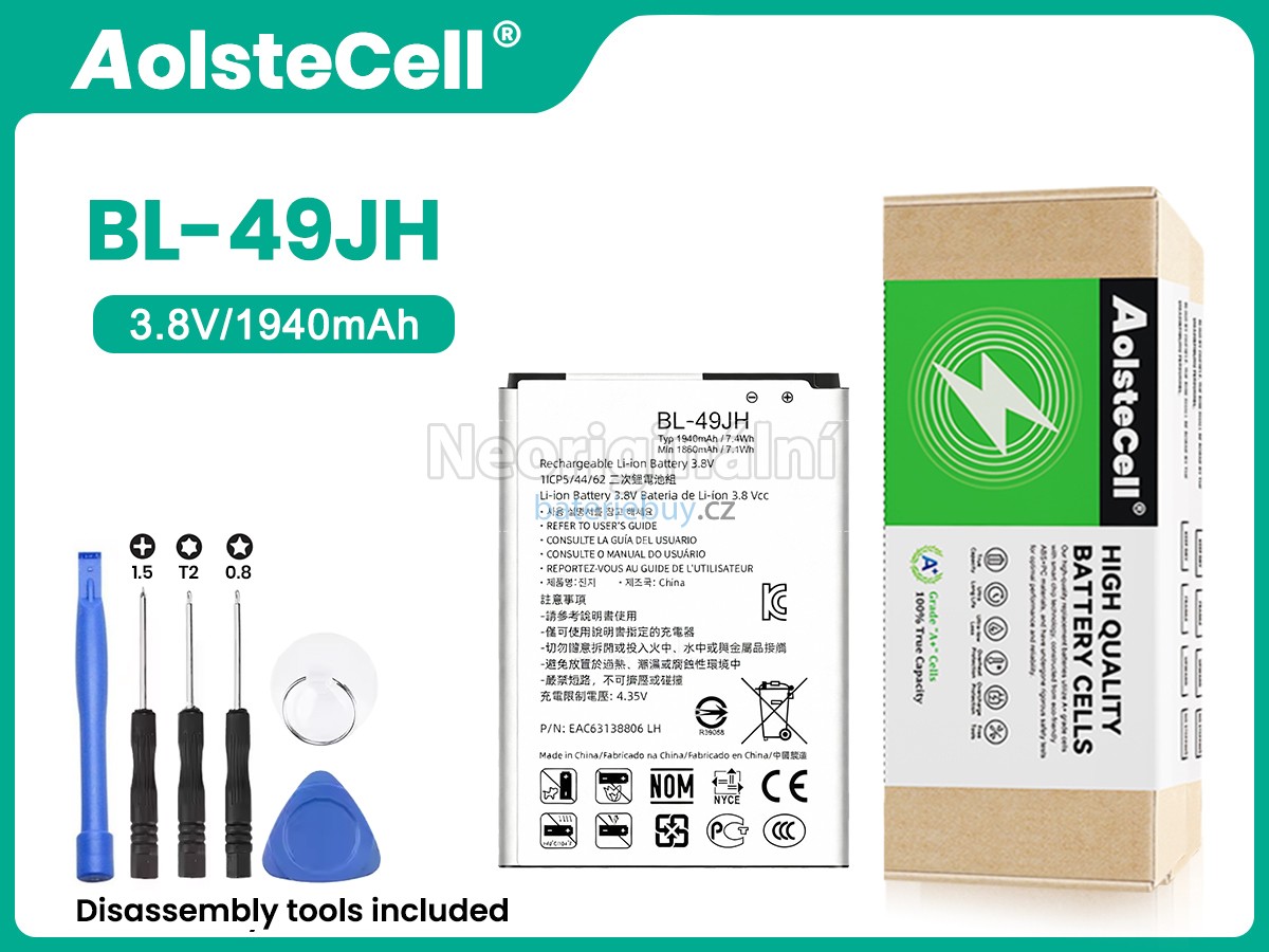 Nahrazení LG BL-49JH baterie