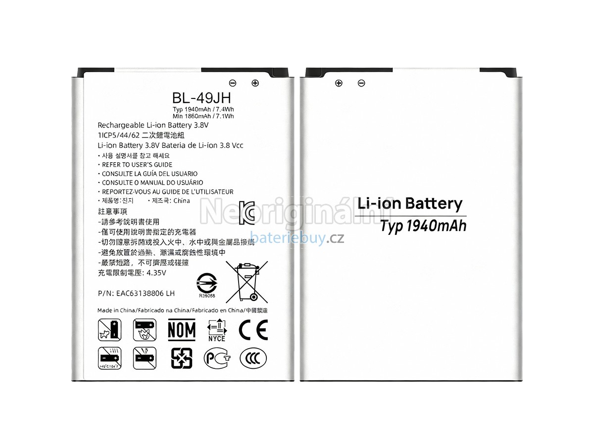 Nahrazení LG BL-49JH baterie