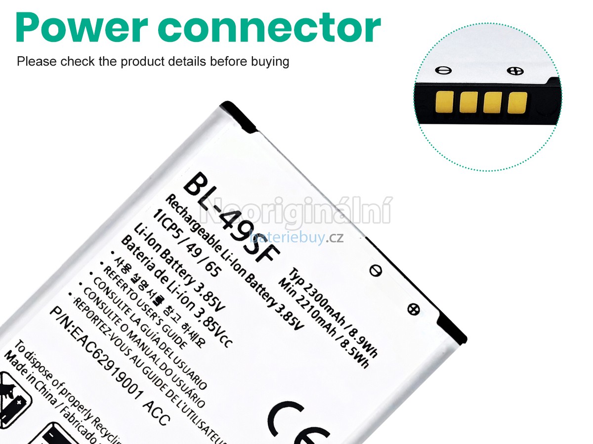 Nahrazení LG H736P baterie