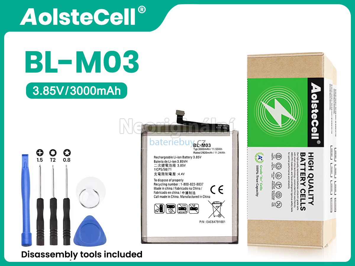 Nahrazení LG BL-M03 baterie