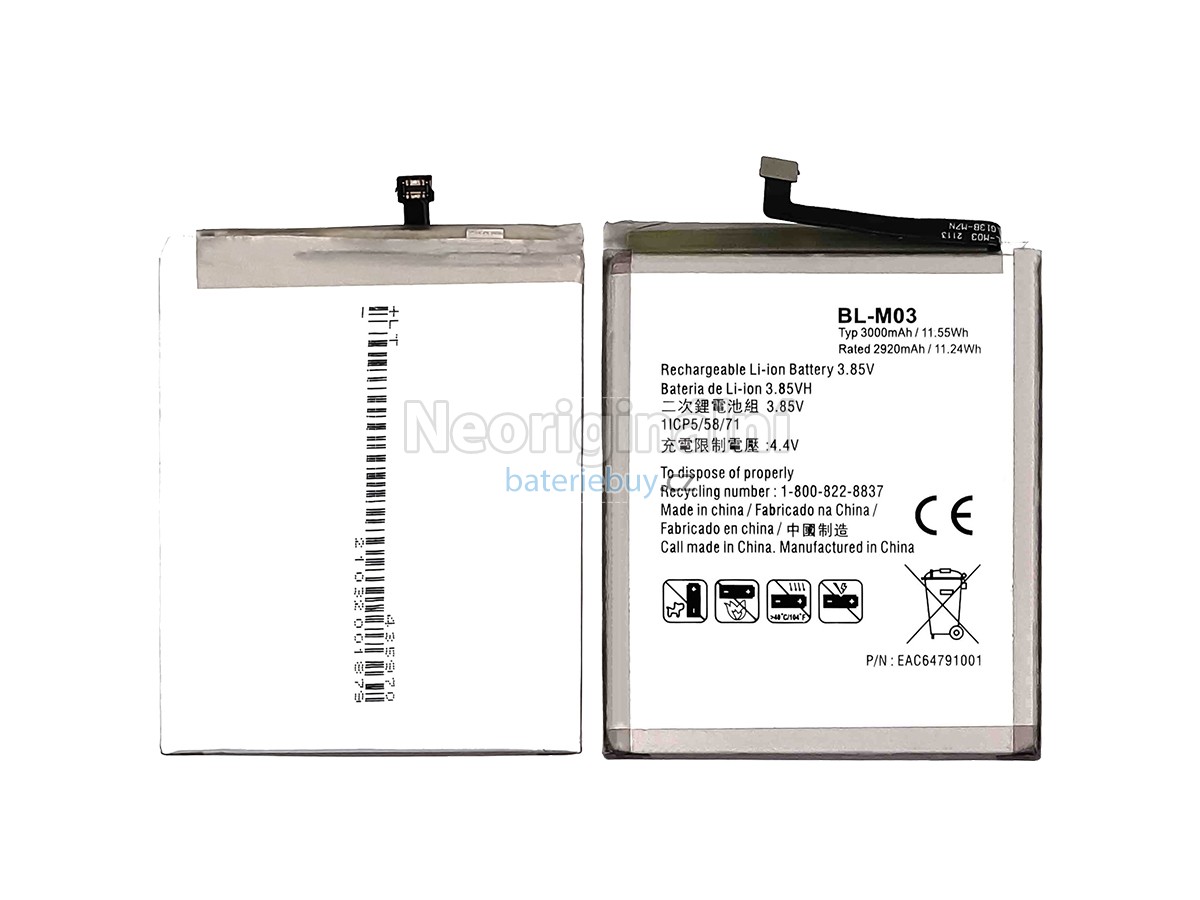 Nahrazení LG BL-M03 baterie