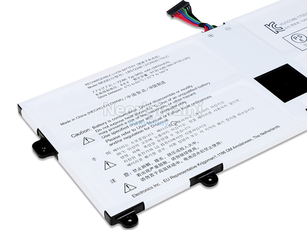 Nahrazení LG GRAM 14 2-IN-1 (14T90N-R.AAS8U1) baterie