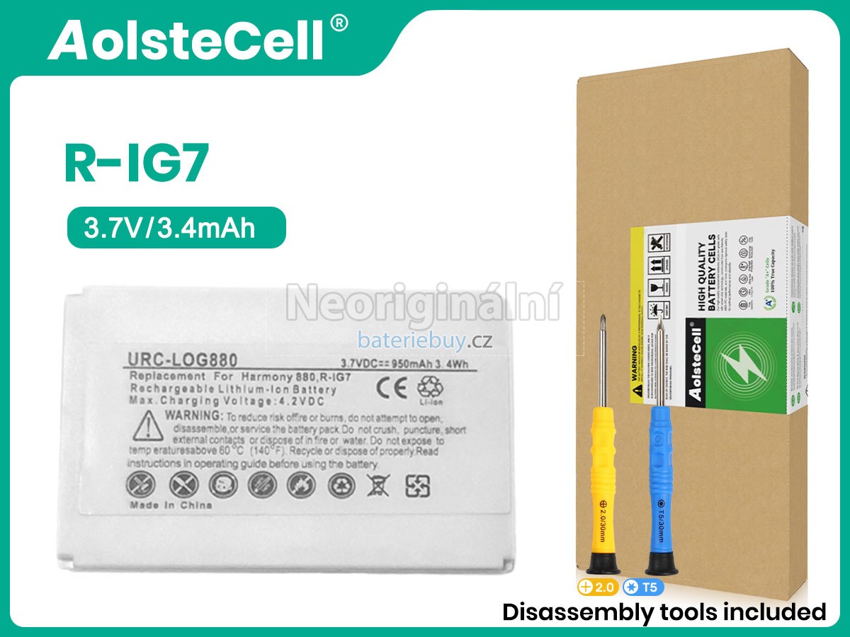 Nahrazení Logitech HARMONY 900 PRO baterie