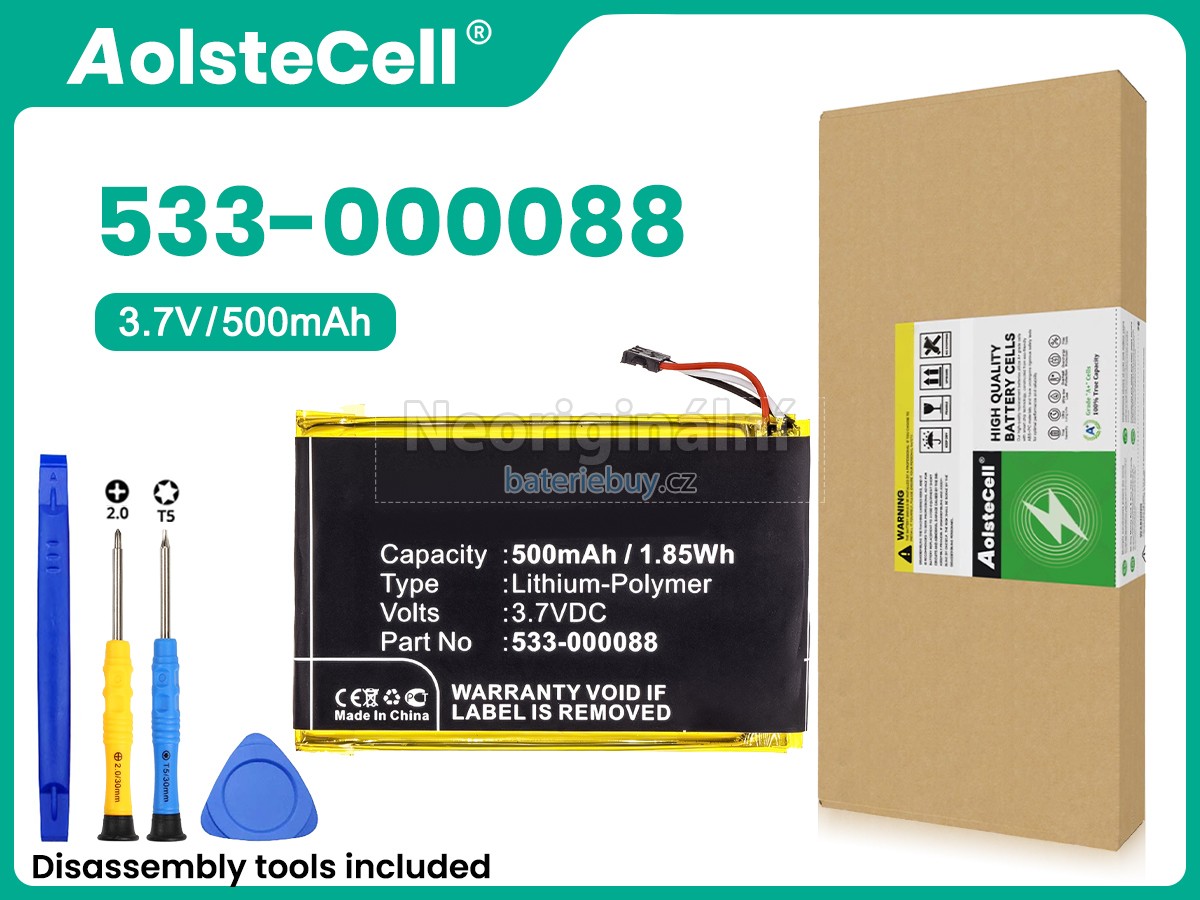 Nahrazení Logitech 533-000088 baterie