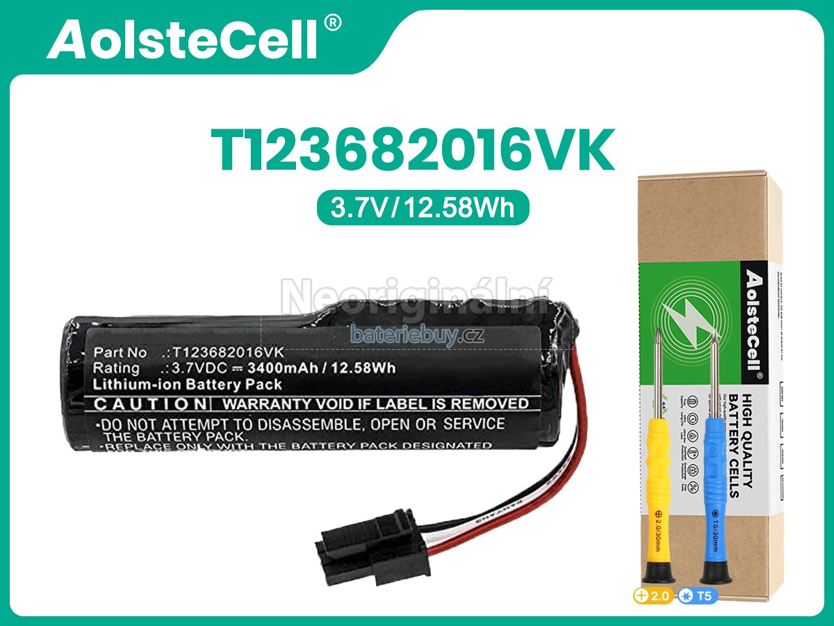 Nahrazení Logitech T123682016VK baterie