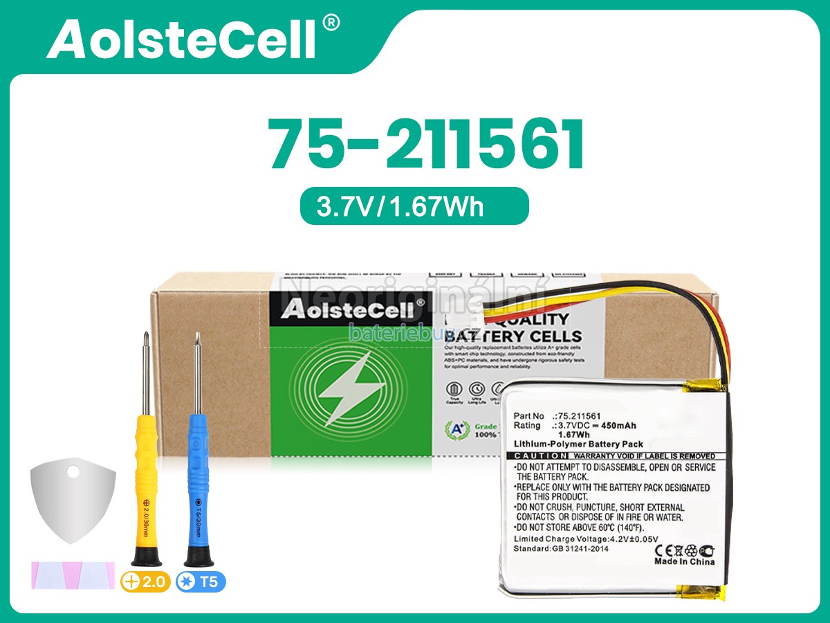 Nahrazení Logitech 75.211561 baterie