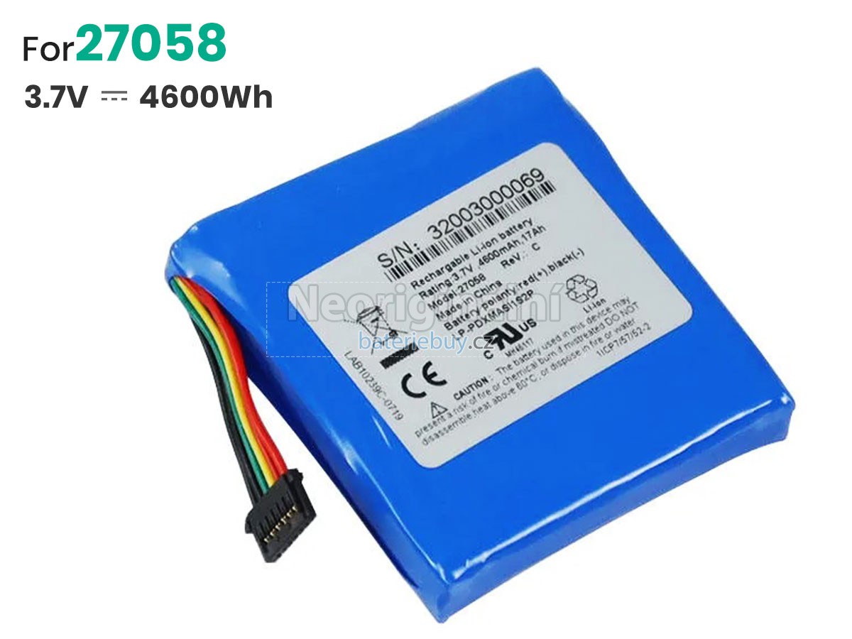 Nahrazení Masimo 27058 baterie