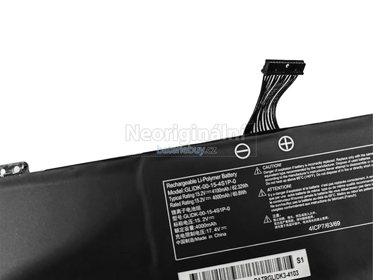 Nahrazení Mechrevo GLIDK-00-15-4S1P-0 baterie