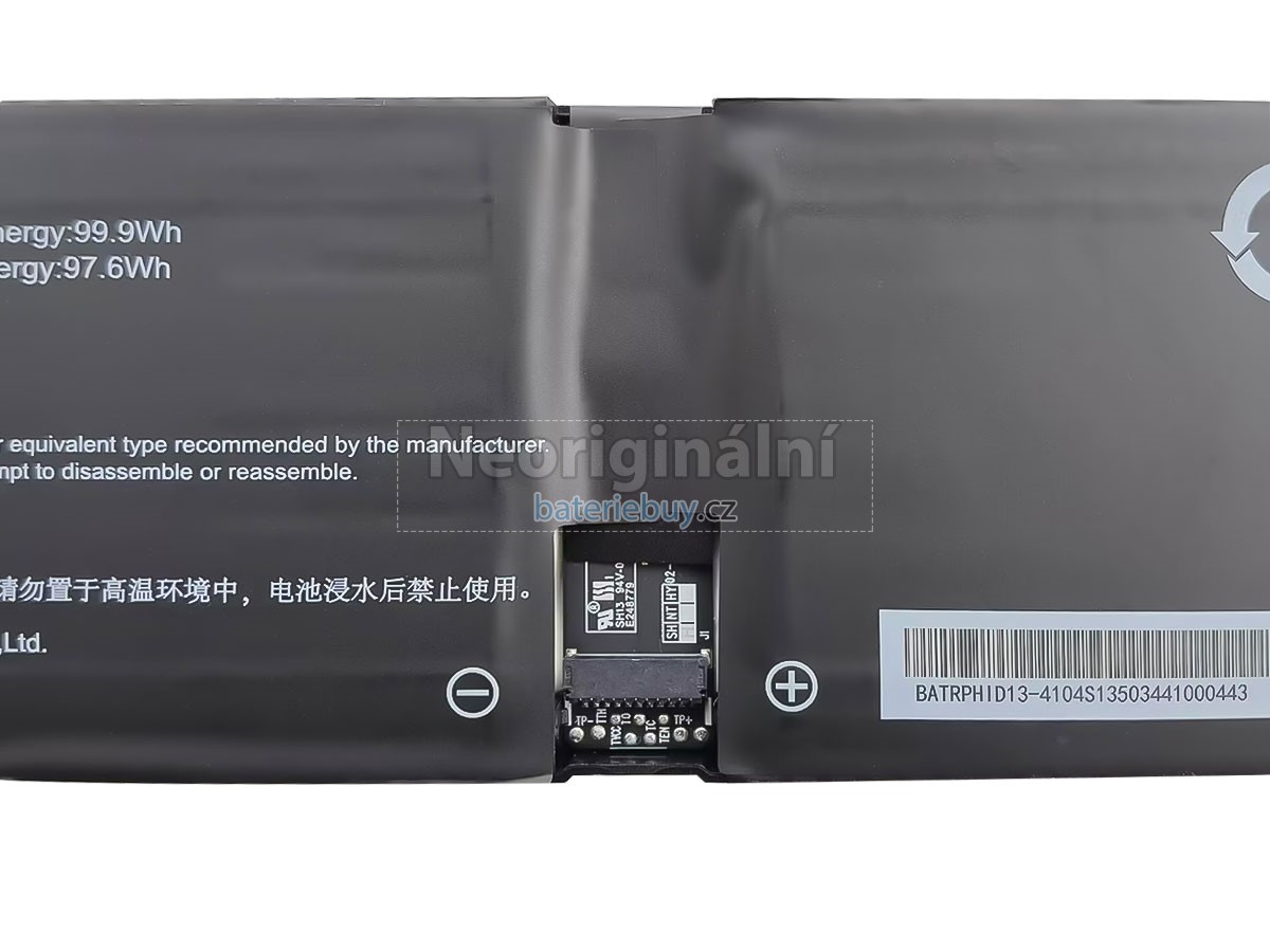 Nahrazení Mechrevo PHID1-13-17-4S1P-0 baterie