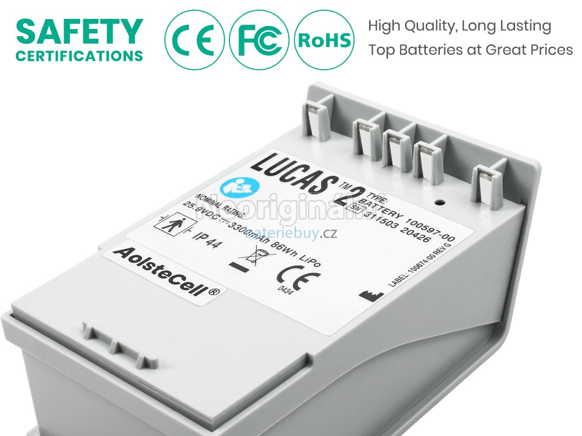 Nahrazení Medtronic 100597-00 baterie