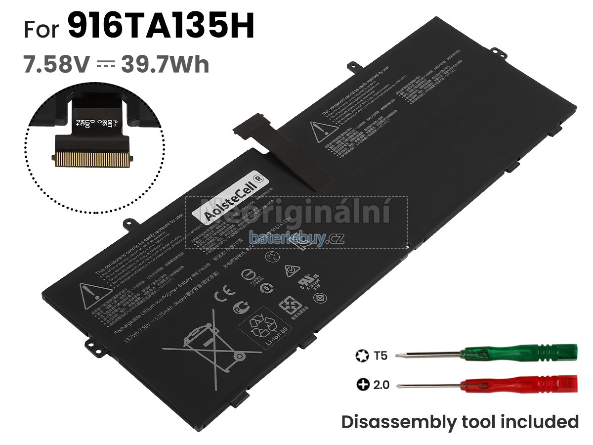 Nahrazení Microsoft Surface LAPTOP GO 12.4-Inch baterie