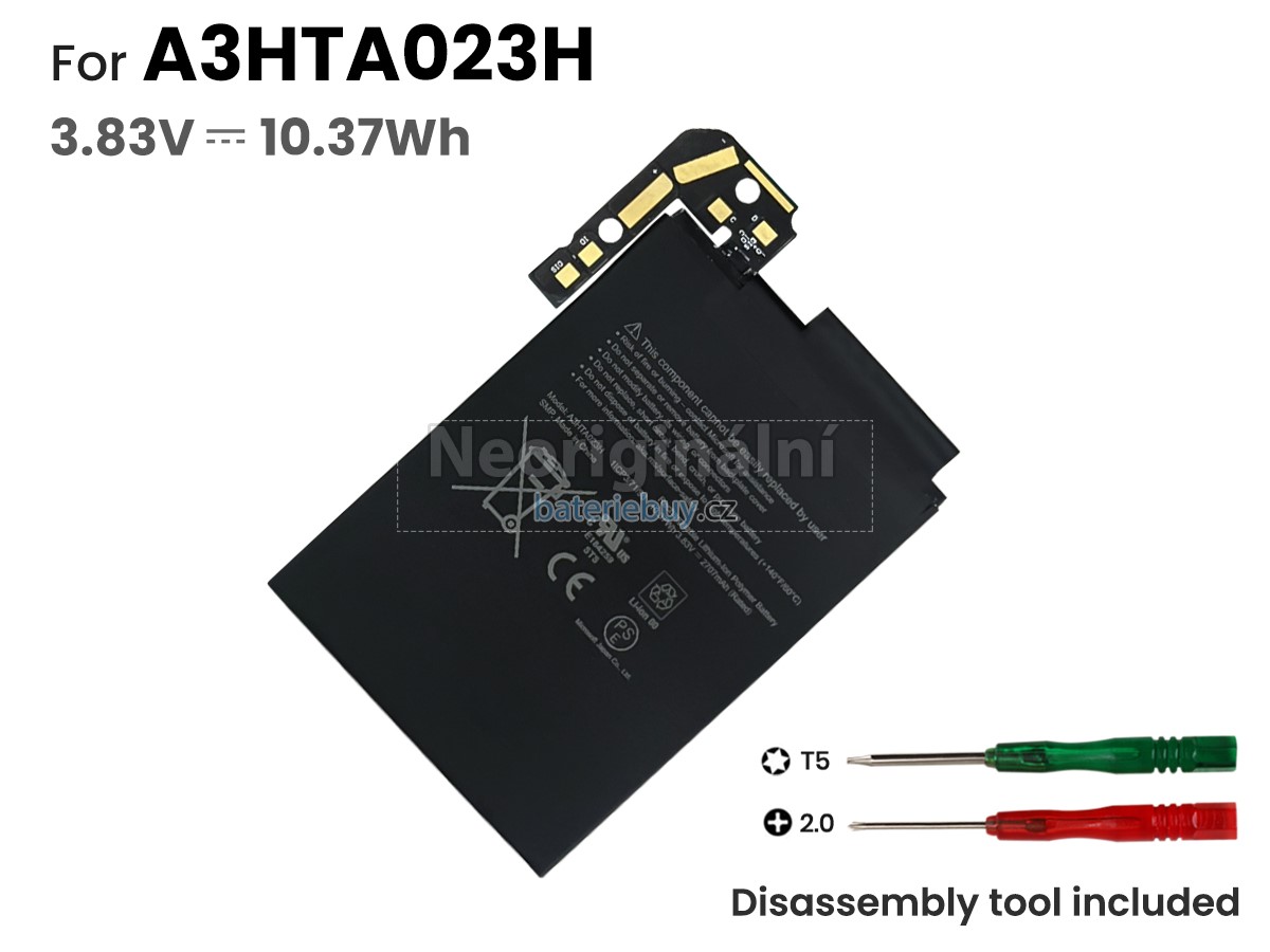 Nahrazení Microsoft A3HTA023H baterie