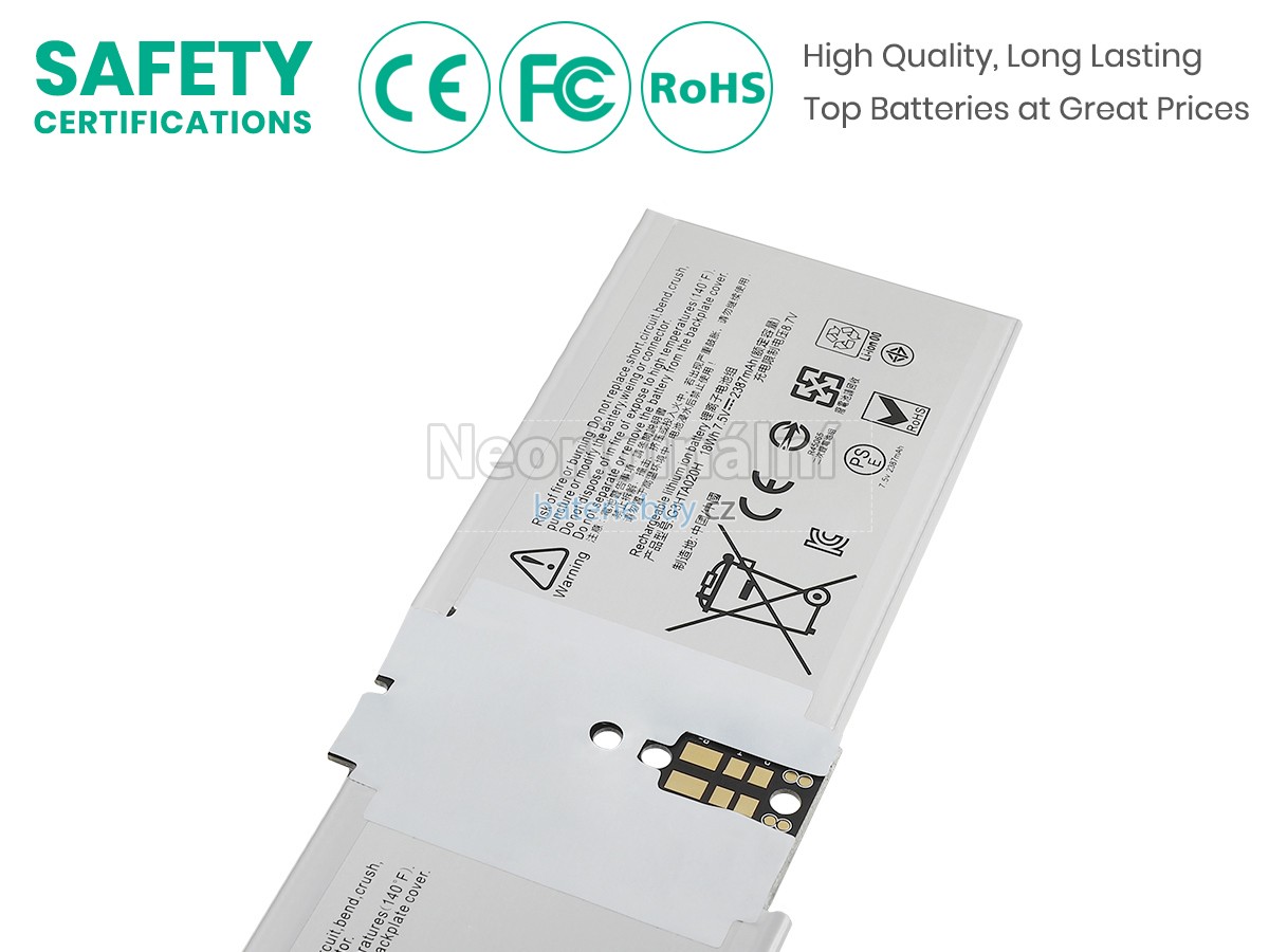 Nahrazení Microsoft G3HTA044H baterie