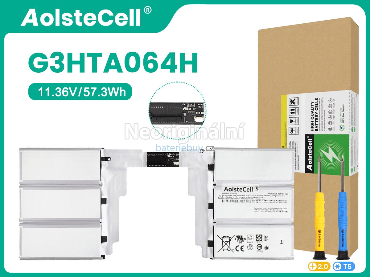 Nahrazení Microsoft G3HTA064H baterie