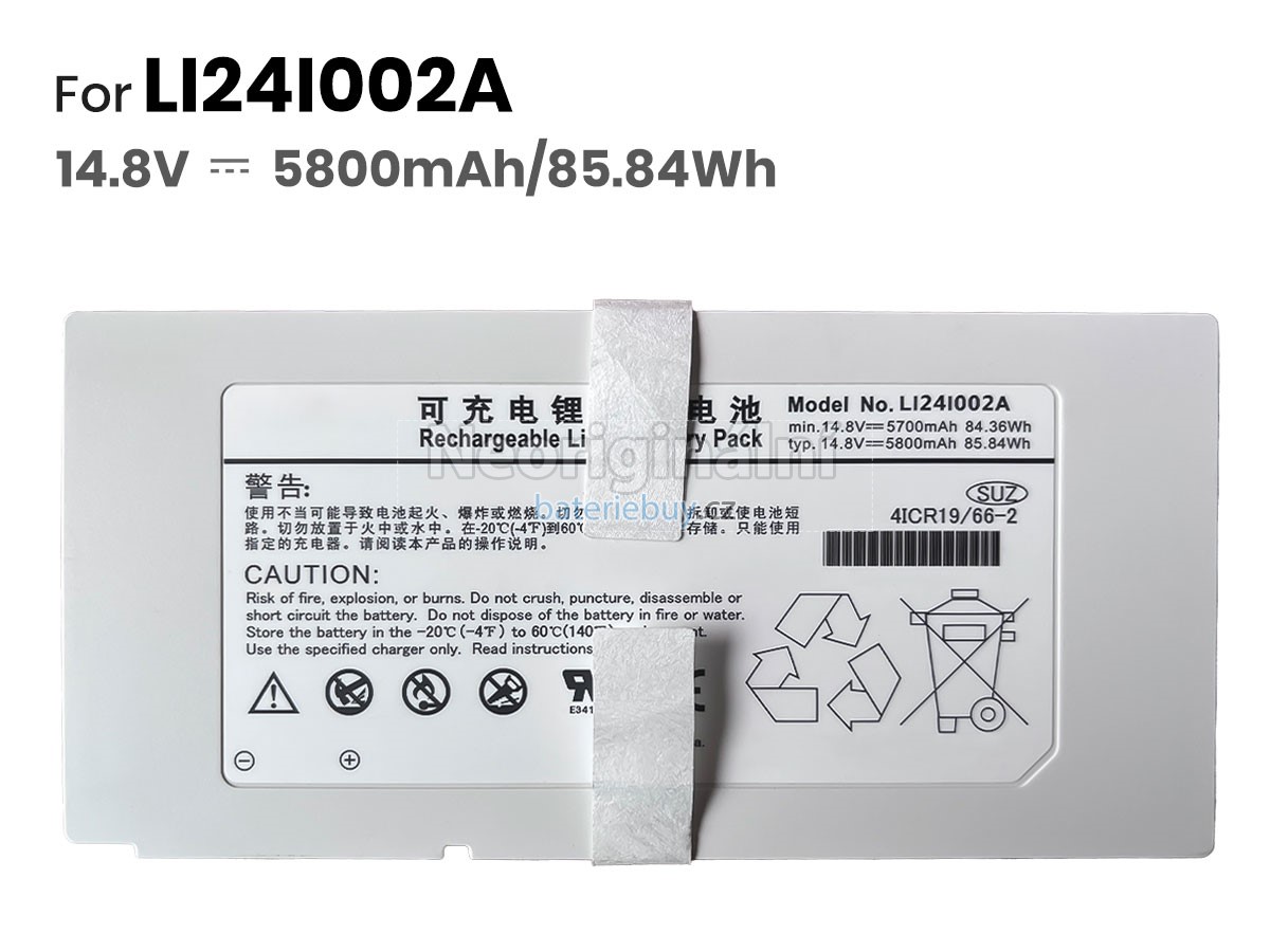 Nahrazení Mindray L1241002A baterie